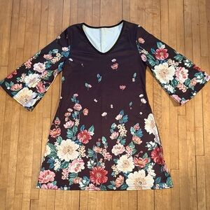 Floral Bell Sleeve Dress